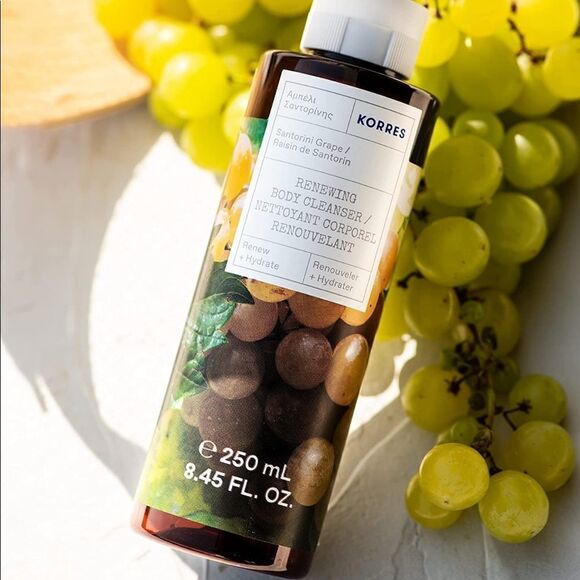 KORRES Renewing Body Cleanser, 8.45 fl. oz. NEW sealed with Ipsy drawstring bag - Picture 1 of 10